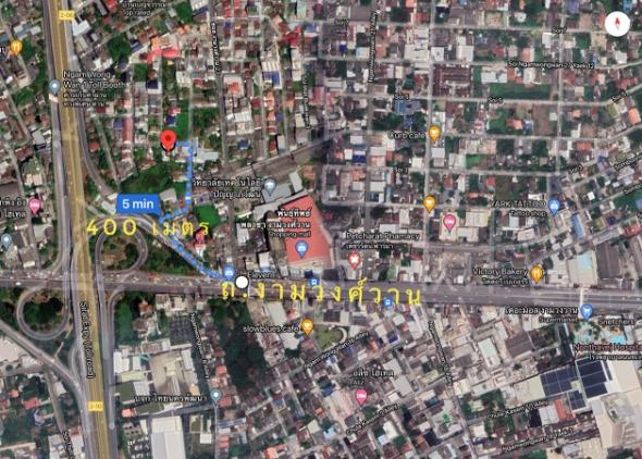 รูป ขาย ที่ดิน ซอยงามวงศ์วาน 23 (ซอยวัดบัวขวัญ) นนทบุรี 199 ตร.วา หน้ากว้าง เดินทางสะดวก ห่าง ถ.งามวงศ์วาน เพียง 400 เมตร - รูปที่ 7/7