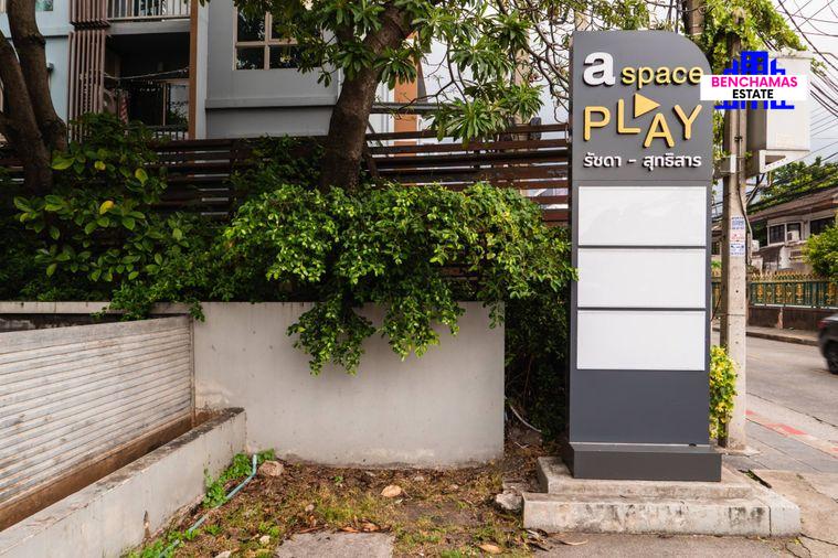 รูป 🔥ขายคอนโด เอ สเปซ เพลย์ รัชดา-สุทธิสาร A Space Play Ratchada-Sutthisan ใกล้ MRT สุทธิสาร - รูปที่ 20/22