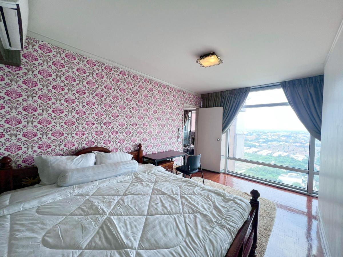 รูป ให้เช่า คอนโด Riviera เมืองทองธานี ห้องใหญ่ 118 ตร.ม. ชั้น 28 วิวทะเลสาบ ใกล้ MRT สายสีชมพู - รูปที่ 1/13