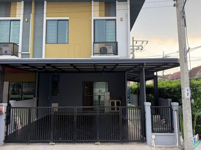 รูป 🔥 ขาย บ้านแฝดหลังมุม หมู่บ้านภัทราวรรณ โครงการใหม่ หน้าบ้านไม่ชนใคร ทำเลราชพฤกษ์-บางบัวทอง - รูปที่ 1/18