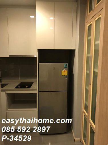 picture P-34529 — Investment Unit for Sale with Tenant at M Thonglor 10. 11th Fl, City View. Price 4.3 Million THB. Tel 085-592-2897 Line: @easythaihome - 3/9