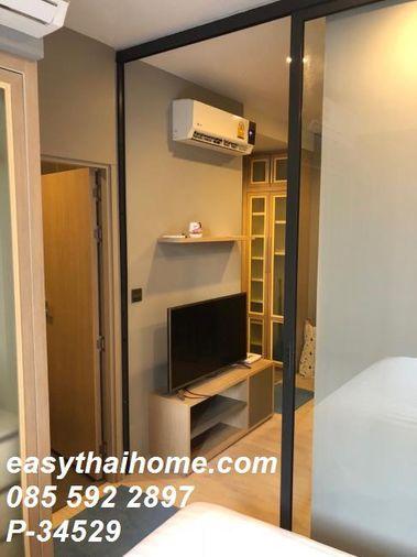 picture P-34529 — Investment Unit for Sale with Tenant at M Thonglor 10. 11th Fl, City View. Price 4.3 Million THB. Tel 085-592-2897 Line: @easythaihome - 8/9