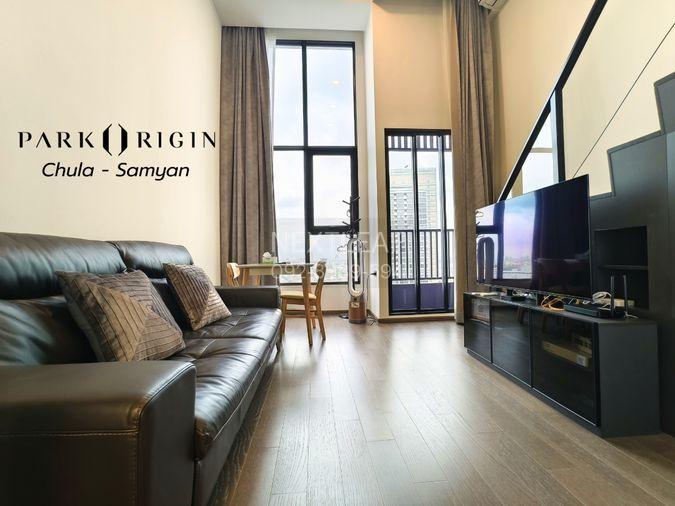 รูป ขาย คอนโด Park Origin Chula-Samyan ห้องสวยพร้อมอยู่เลยครับ 1ห้องนอน 1 ห้องน้ำ Duplex 34 ตร.ม. ส่วนกลางระดับ Luxury condo ลิฟท์จอดรถ มีรถรับส่ง - รูปที่ 1/19