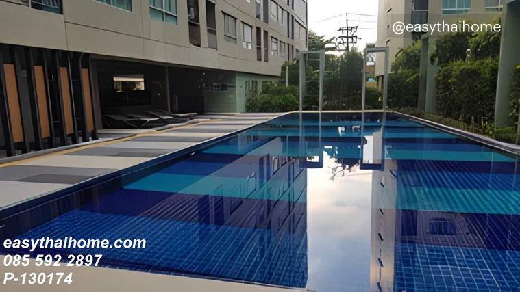รูป P-130174 — ขายคอนโดพร้อมผู้เช่า วิวสวนร่มรื่น ใกล้ BTS แบริ่ง - Lumpini Ville Sukhumvit 109 ราคา 1.5 ล้านบาท โทร 085-592-2897 Line: @easythaihome - รูปที่ 5/6