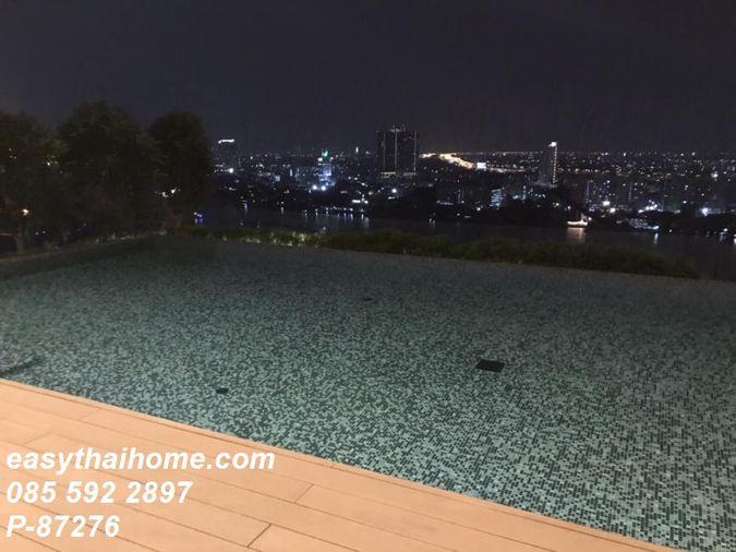 picture P-87276 — Luxury River View Condo for Sale at Chewathai Residence Bang Pho. 45 sqm. Price 5.69 Million THB. Tel 085-592-2897 Line: @easythaihome - 7/10