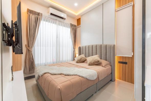 รูป 🔥 ขายบ้านเดี่ยวชั้นเดียว พร้อมสระว่ายน้ำส่วนตัว  อรุโณทัย 2✅ บ้านเดี่ยวพูลวิลล่า Arunothai 2 Pattaya ใกล้หาดพัทยา - รูปที่ 8/15