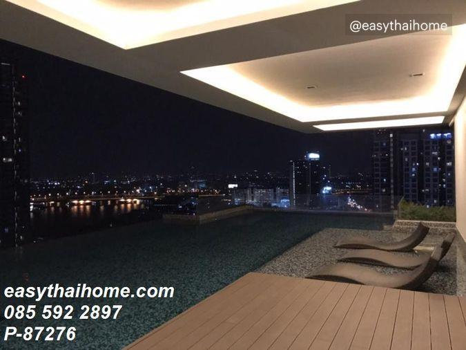 picture P-87276 — Luxury River View Condo for Sale at Chewathai Residence Bang Pho. 45 sqm. Price 5.69 Million THB. Tel 085-592-2897 Line: @easythaihome - 5/10