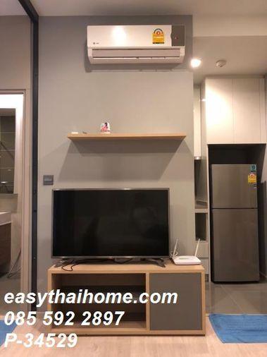picture P-34529 — Investment Unit for Sale with Tenant at M Thonglor 10. 11th Fl, City View. Price 4.3 Million THB. Tel 085-592-2897 Line: @easythaihome - 4/9