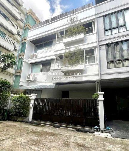 รูป H0808♛♚ทาวน์เฮ้าส์ 4 ห้องนอน ให้เช่า𝓼ขาย⚝สุขุมวิท 71♜BTS พระโขนง∞099-5919653,065-9423251▚Line@sureresidence - รูปที่ 1/11