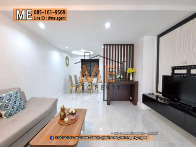 รูป ขาย📌 ทาวน์โฮม พฤกษาวิลล์ 57 พัฒนาการ 32 ตกแต่งหรู โรงจอดรถกว้าง เฟอร์นิเจอร์ครบ เดินทางสะดวก ใกล้ Airport Link หัวหมาก โทร 064-954-9619 (TB64-22) - รูปที่ 23/27