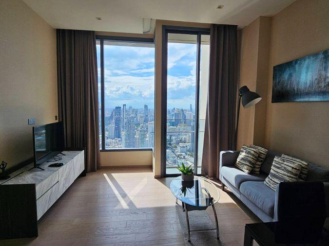 รูป For rent : The Esse Asoke Beautiful decor unit with Stunning City View 1BR - รูปที่ 3/11