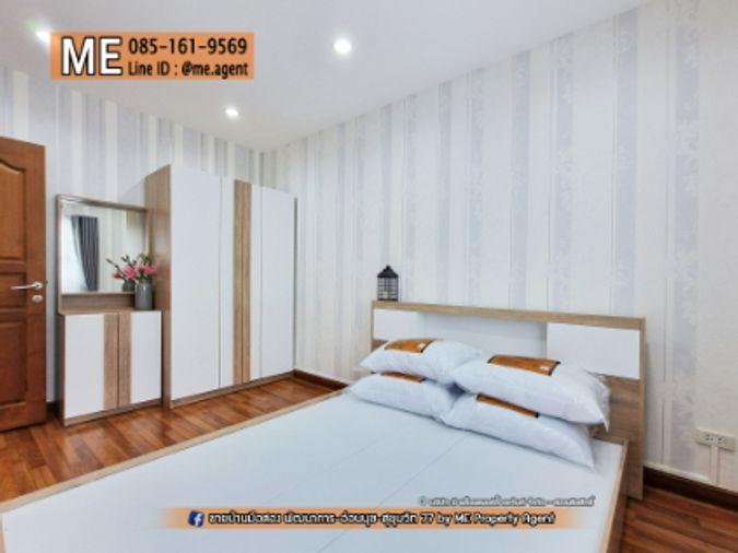 รูป ขาย📌 ทาวน์โฮม พฤกษาวิลล์ 57 พัฒนาการ 32 ตกแต่งหรู โรงจอดรถกว้าง เฟอร์นิเจอร์ครบ เดินทางสะดวก ใกล้ Airport Link หัวหมาก โทร 064-954-9619 (TB64-22) - รูปที่ 11/27