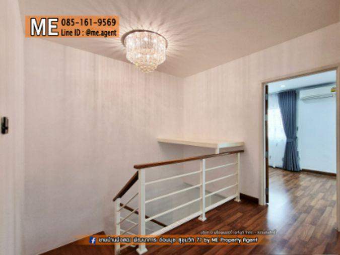 รูป ขาย📌 ทาวน์โฮม พฤกษาวิลล์ 57 พัฒนาการ 32 ตกแต่งหรู โรงจอดรถกว้าง เฟอร์นิเจอร์ครบ เดินทางสะดวก ใกล้ Airport Link หัวหมาก โทร 064-954-9619 (TB64-22) - รูปที่ 20/27