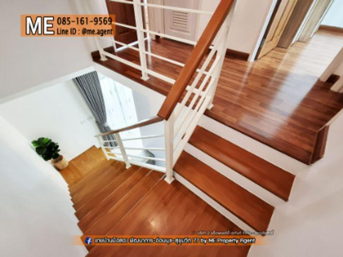 รูป ขาย📌 ทาวน์โฮม พฤกษาวิลล์ 57 พัฒนาการ 32 ตกแต่งหรู โรงจอดรถกว้าง เฟอร์นิเจอร์ครบ เดินทางสะดวก ใกล้ Airport Link หัวหมาก โทร 064-954-9619 (TB64-22) - รูปที่ 21/27