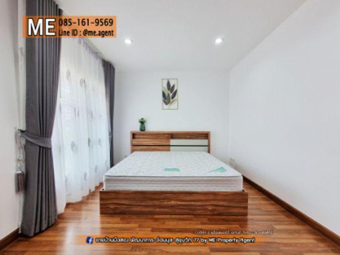 รูป ขาย📌 ทาวน์โฮม พฤกษาวิลล์ 57 พัฒนาการ 32 ตกแต่งหรู โรงจอดรถกว้าง เฟอร์นิเจอร์ครบ เดินทางสะดวก ใกล้ Airport Link หัวหมาก โทร 064-954-9619 (TB64-22) - รูปที่ 6/27