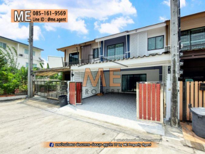 รูป ขาย📌 ทาวน์โฮม พฤกษาวิลล์ 57 พัฒนาการ 32 ตกแต่งหรู โรงจอดรถกว้าง เฟอร์นิเจอร์ครบ เดินทางสะดวก ใกล้ Airport Link หัวหมาก โทร 064-954-9619 (TB64-22) - รูปที่ 25/27