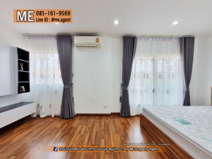 รูป ขาย📌 ทาวน์โฮม พฤกษาวิลล์ 57 พัฒนาการ 32 ตกแต่งหรู โรงจอดรถกว้าง เฟอร์นิเจอร์ครบ เดินทางสะดวก ใกล้ Airport Link หัวหมาก โทร 064-954-9619 (TB64-22) - รูปที่ 7/27
