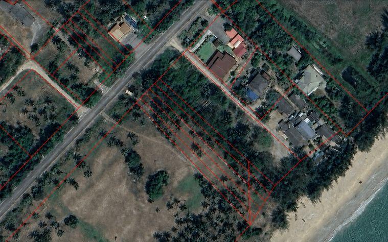 picture Land in Prachuap Khiri Khan, Bon Nok, beachfront. High-potential land that can generate future income. - 3/7