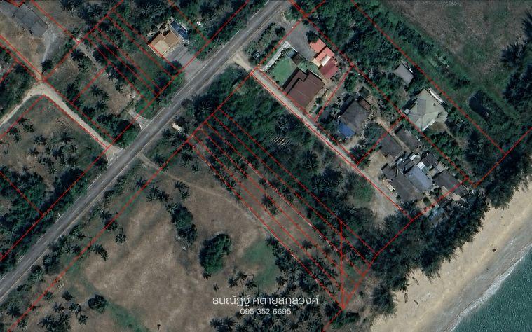 picture Land in Prachuap Khiri Khan, Bon Nok, beachfront. High-potential land that can generate future income. - 3/7