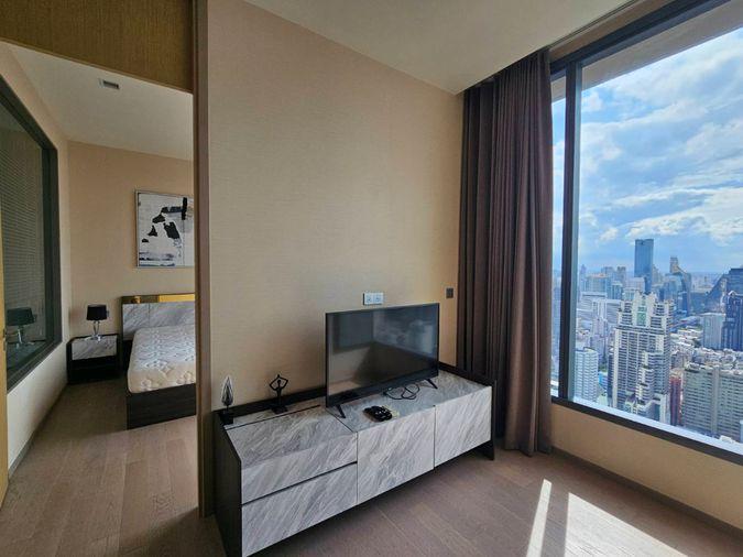 รูป For rent : The Esse Asoke Beautiful decor unit with Stunning City View 1BR - รูปที่ 8/11