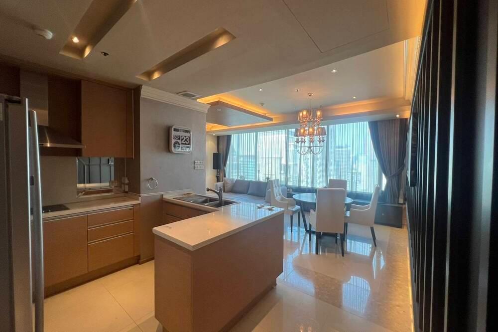 รูป ขาย- เช่าด่วน !! ห้องหายาก !!  The Empire Place, 3 ห้องนอน, 3 ห้องน้ำ, ชั้นสูง 29++, นั่งเล่นกว้าง !! Code C20221201808 แต่งครบ, ราคาพิเศษ!!📣📣 - รูปที่ 5/9