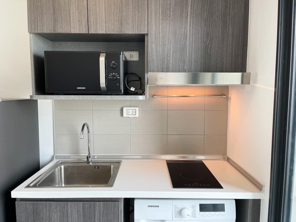 รูป Condo for rent:Elio Del Nest Udomsuk Line ID: @condobkk(With@) - รูปที่ 2/6
