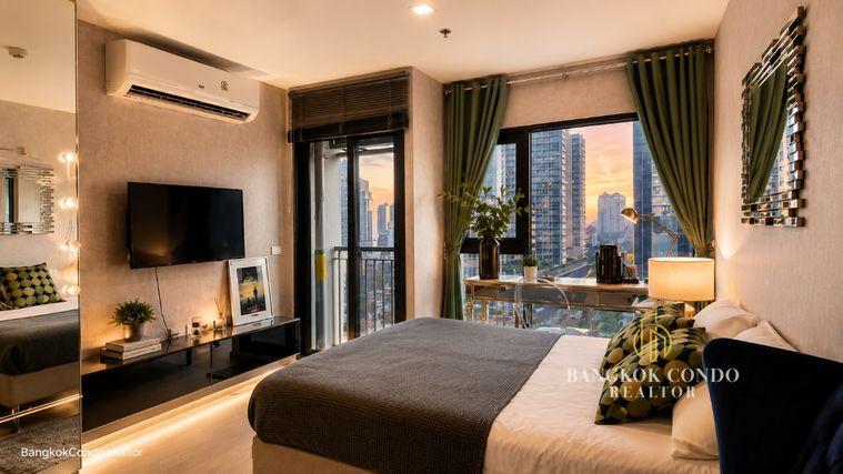 picture 💙🚆 Modern Room For Rent 📌 Rhythm Sukhumvit 36–38 (Line: @rent2022) | Near BTS Thonglor ✨ Beautiful room | Ready to move in ✨📌 Ref Code: A01441 - 4/9