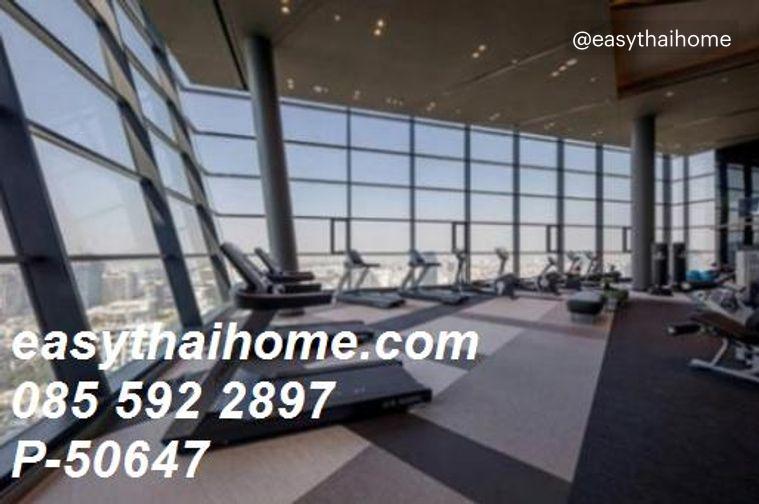 รูป P-50647 — ให้เช่าคอนโด ชั้น 35 High Floor The Room Phayathai 1 ห้องนอน วิวเมือง ใกล้ BTS พญาไท 085-592-2897 Line: @easythaihome - รูปที่ 18/21