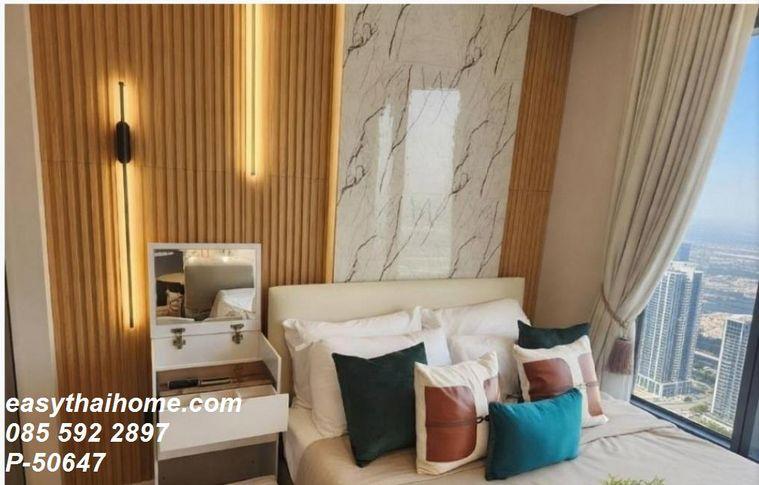 รูป P-50647 — ให้เช่าคอนโด ชั้น 35 High Floor The Room Phayathai 1 ห้องนอน วิวเมือง ใกล้ BTS พญาไท 085-592-2897 Line: @easythaihome - รูปที่ 9/21