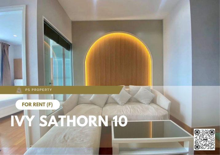 รูป ให้เช่า ✨ Ivy Sathorn 10 ✨ เฟอร์นิเจอร์ และ เครื่องใช้ไฟฟ้าครบ ใกล้ BTS เซนต์หลุยส์ - รูปที่ 1/10