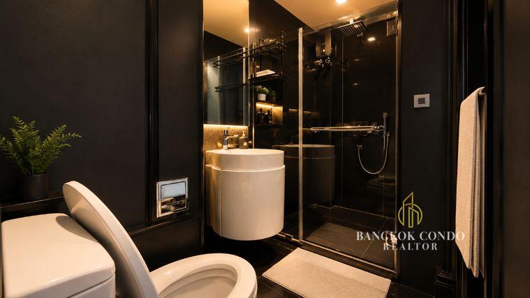 picture 💙🚆 Modern Room For Rent 📌 Rhythm Sukhumvit 36–38 (Line: @rent2022) | Near BTS Thonglor ✨ Beautiful room | Ready to move in ✨📌 Ref Code: A01441 - 7/9
