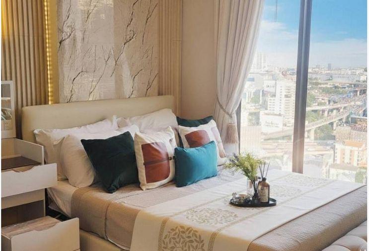 รูป P-50647 — ให้เช่าคอนโด ชั้น 35 High Floor The Room Phayathai 1 ห้องนอน วิวเมือง ใกล้ BTS พญาไท 085-592-2897 Line: @easythaihome - รูปที่ 1/21