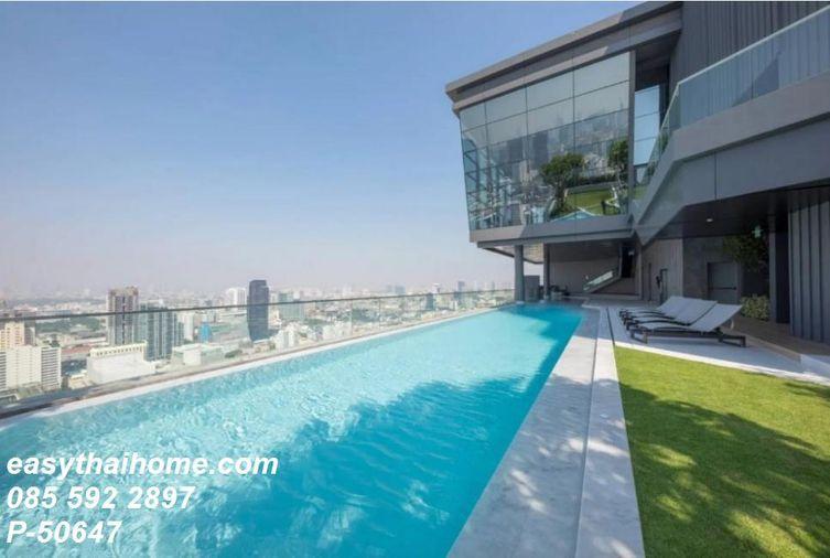 รูป P-50647 — ให้เช่าคอนโด ชั้น 35 High Floor The Room Phayathai 1 ห้องนอน วิวเมือง ใกล้ BTS พญาไท 085-592-2897 Line: @easythaihome - รูปที่ 12/21