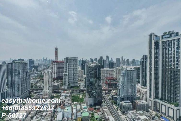 รูป P-50727 — ให้เช่าราคาพิเศษ คอนโด ชั้น 38 High Floor Park Origin Ratchathewi 2 ห้องนอน วิวเมือง ใกล้ BTS ราชเทวี 085-592-2897 Line: @easythaihome - รูปที่ 6/8