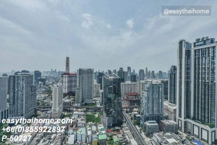 รูป P-50727 — ให้เช่าราคาพิเศษ คอนโด ชั้น 38 High Floor Park Origin Ratchathewi 2 ห้องนอน วิวเมือง ใกล้ BTS ราชเทวี 085-592-2897 Line: @easythaihome - รูปที่ 6/8