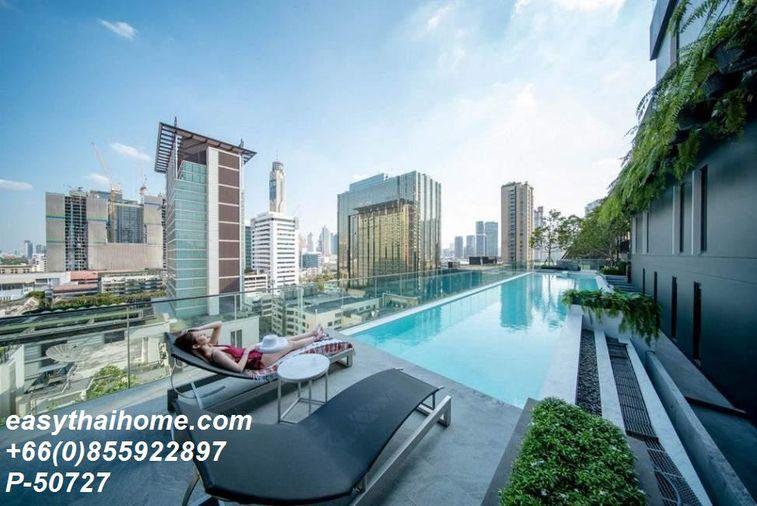 รูป P-50727 — ให้เช่าราคาพิเศษ คอนโด ชั้น 38 High Floor Park Origin Ratchathewi 2 ห้องนอน วิวเมือง ใกล้ BTS ราชเทวี 085-592-2897 Line: @easythaihome - รูปที่ 7/8