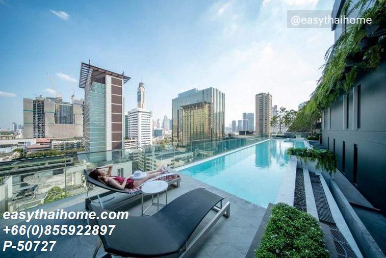 รูป P-50727 — ให้เช่าราคาพิเศษ คอนโด ชั้น 38 High Floor Park Origin Ratchathewi 2 ห้องนอน วิวเมือง ใกล้ BTS ราชเทวี 085-592-2897 Line: @easythaihome - รูปที่ 7/8