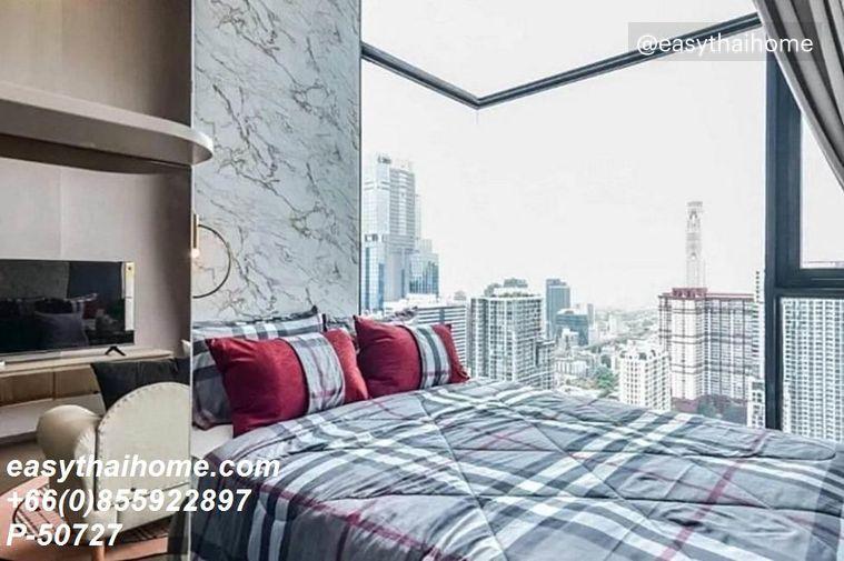 รูป P-50727 — ให้เช่าราคาพิเศษ คอนโด ชั้น 38 High Floor Park Origin Ratchathewi 2 ห้องนอน วิวเมือง ใกล้ BTS ราชเทวี 085-592-2897 Line: @easythaihome - รูปที่ 4/8