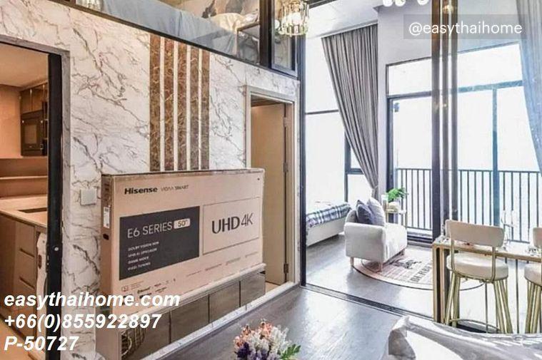 รูป P-50727 — ให้เช่าราคาพิเศษ คอนโด ชั้น 38 High Floor Park Origin Ratchathewi 2 ห้องนอน วิวเมือง ใกล้ BTS ราชเทวี 085-592-2897 Line: @easythaihome - รูปที่ 2/8