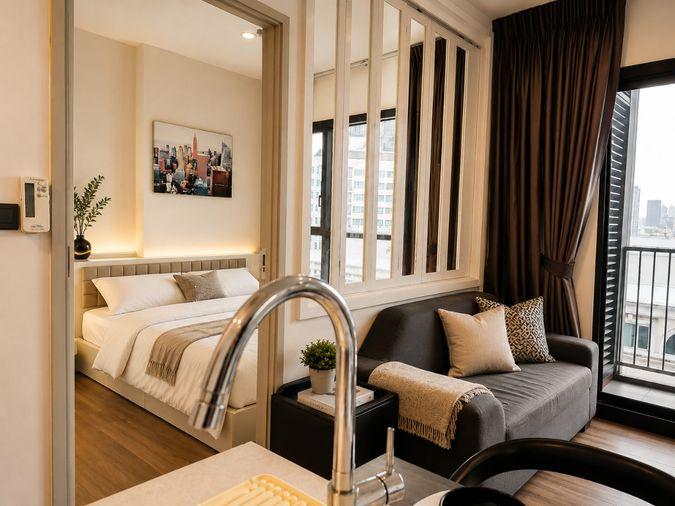 รูป 🍀🍀🍀Prime condo Location 🚆ให้เช่า📍วายน์ สุขุมวิท 🌹 (Line:@rent2022)✅ พร้อมเข้าอยู่ ✨ A09255 - รูปที่ 7/11