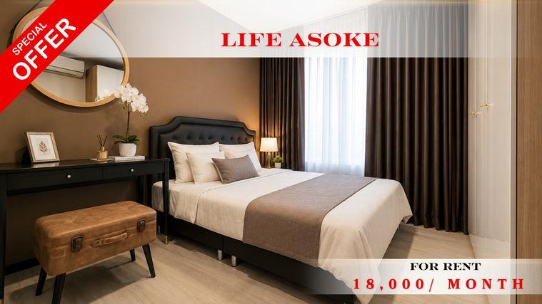 picture 🌸✨ Special Deal For Rent 📍 Life Asoke (Line: @rent2022) | Near BTS Asoke    ✨ Luxury condominium | Ready to move in! ✨   📌 Ref Code: A08388 - 1/12