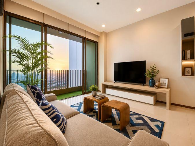 picture 🍀🚆 Cozy Room For Rent 📌 The Emporio Place Condominium   (Line: @rent2022) | Near BTS Phrom Phong ✨ Ready to move in! ✨📌 Ref Code: A01302 - 5/10