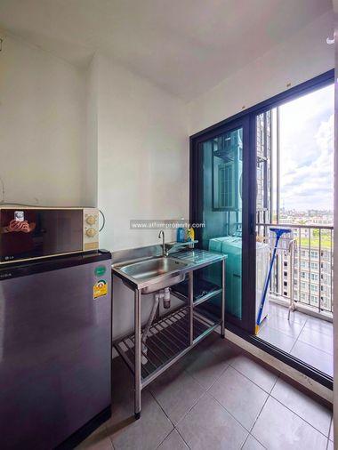 รูป 💥💥ให้เช่าคอนโด เดอะทรี ริโอ้ บางอ้อ สเตชั่น 1Bed 31 ตรม.ชั้น 10 แต่งครบ ติด MRT บางอ้อ พร้อมอยู่!! สนใจ Line: @atfirm💥💥 - รูปที่ 10/12