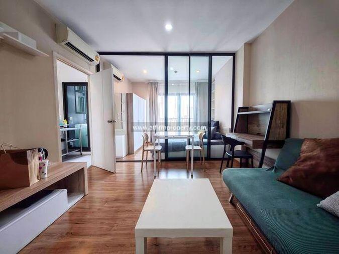 รูป 💥💥ให้เช่าคอนโด เดอะทรี ริโอ้ บางอ้อ สเตชั่น 1Bed 31 ตรม.ชั้น 10 แต่งครบ ติด MRT บางอ้อ พร้อมอยู่!! สนใจ Line: @atfirm💥💥 - รูปที่ 1/12