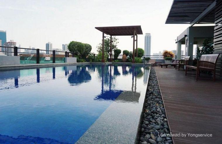 รูป Call : 081-821-4826 ขายพร้อมผู้เช่า Condo Sathorn Plus By The Garden ใกล้ MRT ลุมพินี 55 ตารางเมตร 1 ห้องนอน ชั้น9 ตกแต่งครบตามรูป - รูปที่ 9/12