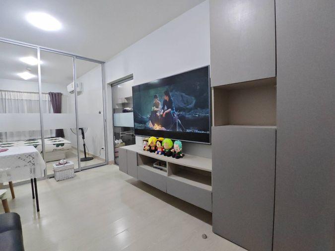รูป ให้เช่า 📍 Niche id Sukhumvit 113 📍 เฟอร์นิเจอร์ และ เครื่องใช้ไฟฟ้าครบ ใกล้ BTS สำโรง - รูปที่ 4/9