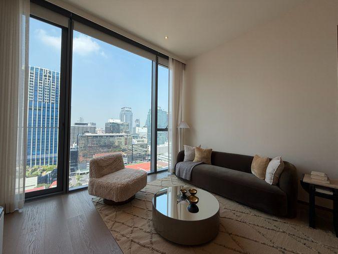 รูป SCOPE Langsuan ราคาโครงการ  1 ห้องนอน ตกแต่งครบพร้อมเข้าอยู่ ด้วยเฟอร์นิเจอร์ OLIVIA LIVING - รูปที่ 1/9