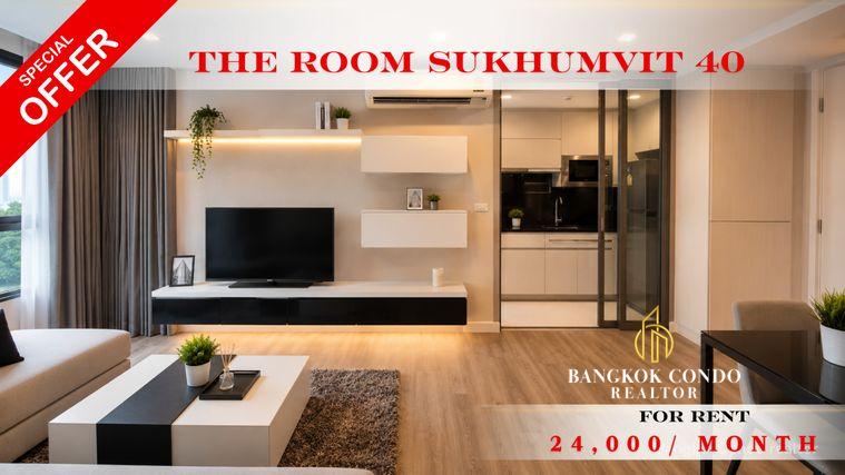 picture 🚆🌹 Prime Condo Location For Rent 📍 The Room Sukhumvit 40 (Line: @rent2022) | Prime Sukhumvit Location ✨ Ready to move in! ✨ 📌 Code: A05022 - 1/10