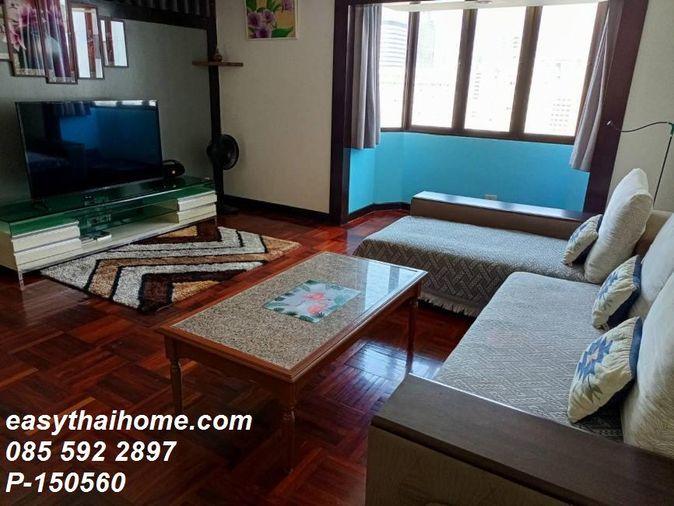 รูป P-150560 — ขายด่วนคอนโดไซส์ใหญ่พิเศษ! Omni Tower Sukhumvit Nana 3 นอน ชั้น 16 ใกล้ BTS นานา ราคา 7 ล้านบาท โทร 085-592-2897 Line: @easythaihome - รูปที่ 3/16