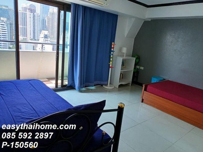 รูป P-150560 — ขายด่วนคอนโดไซส์ใหญ่พิเศษ! Omni Tower Sukhumvit Nana 3 นอน ชั้น 16 ใกล้ BTS นานา ราคา 7 ล้านบาท โทร 085-592-2897 Line: @easythaihome - รูปที่ 9/16
